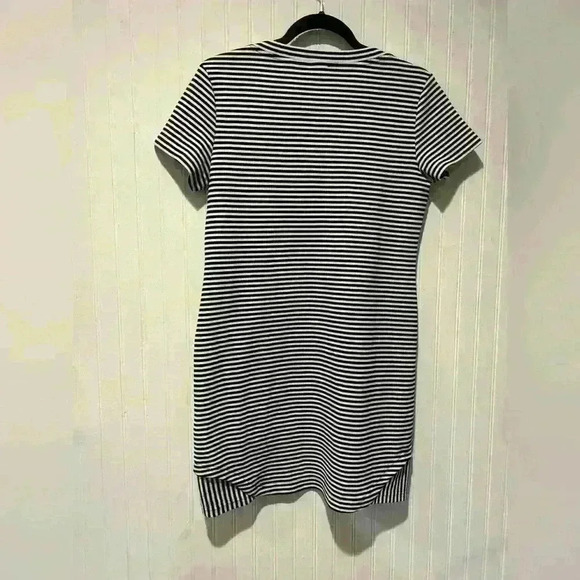 CABi Striped Lace-up Captain’s Shift Casual Dress NWT size xs . Coastal nautical - Picture 6 of 7